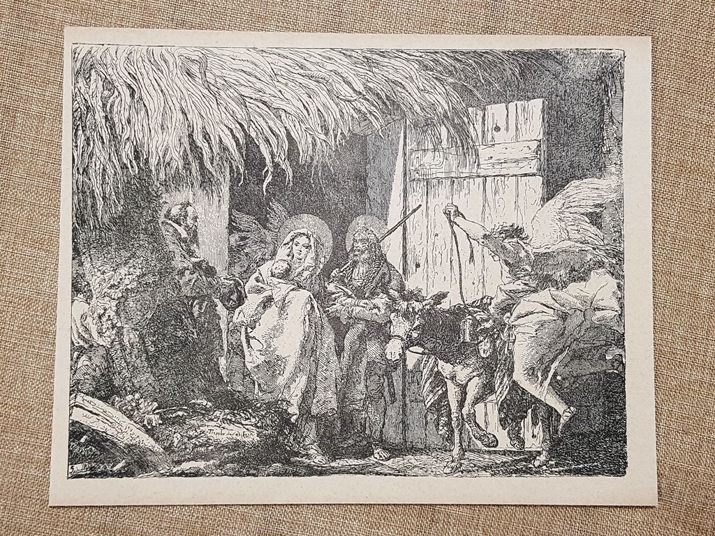 La fuga in Egitto (1) Giambattista o Batista Tiepolo Incisione …