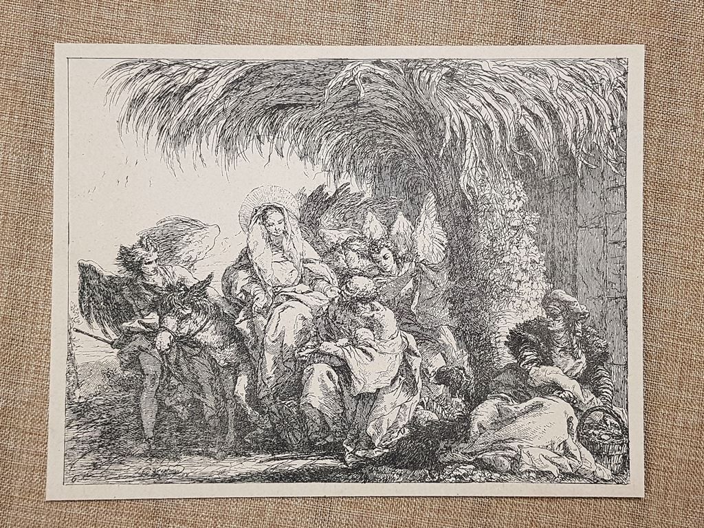 La fuga in Egitto (2) Giambattista o Batista Tiepolo Incisione …