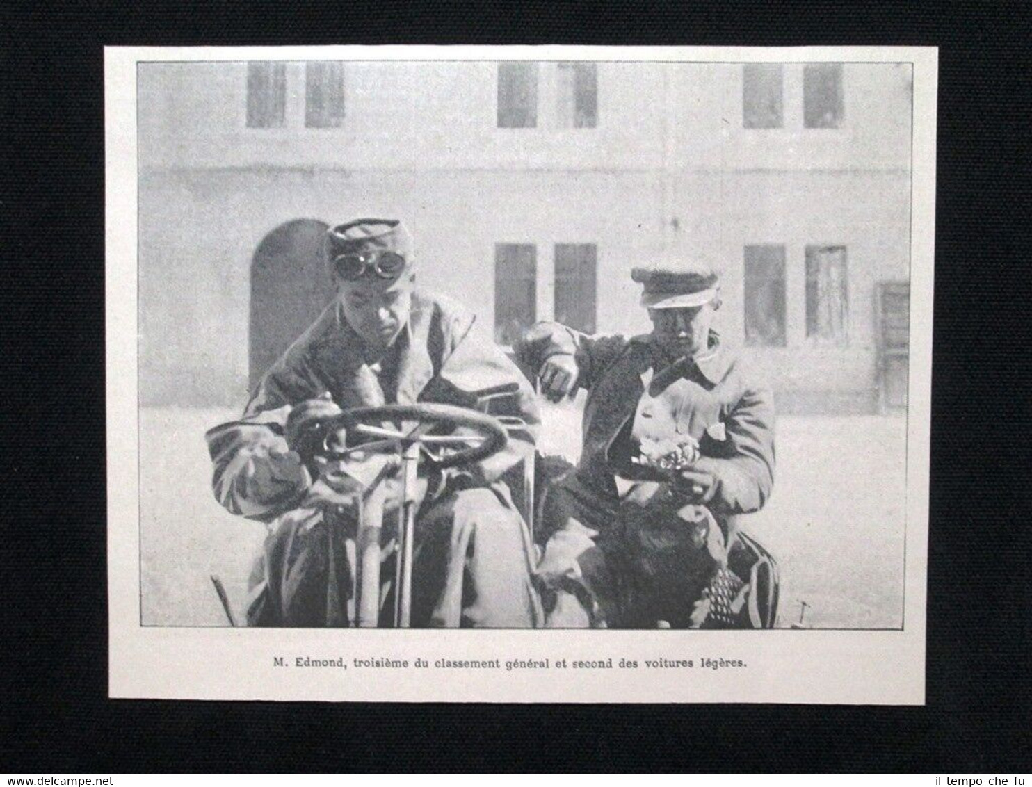 La gara Parigi-Vienna del 1902 - Il signor Edmond Stampa …