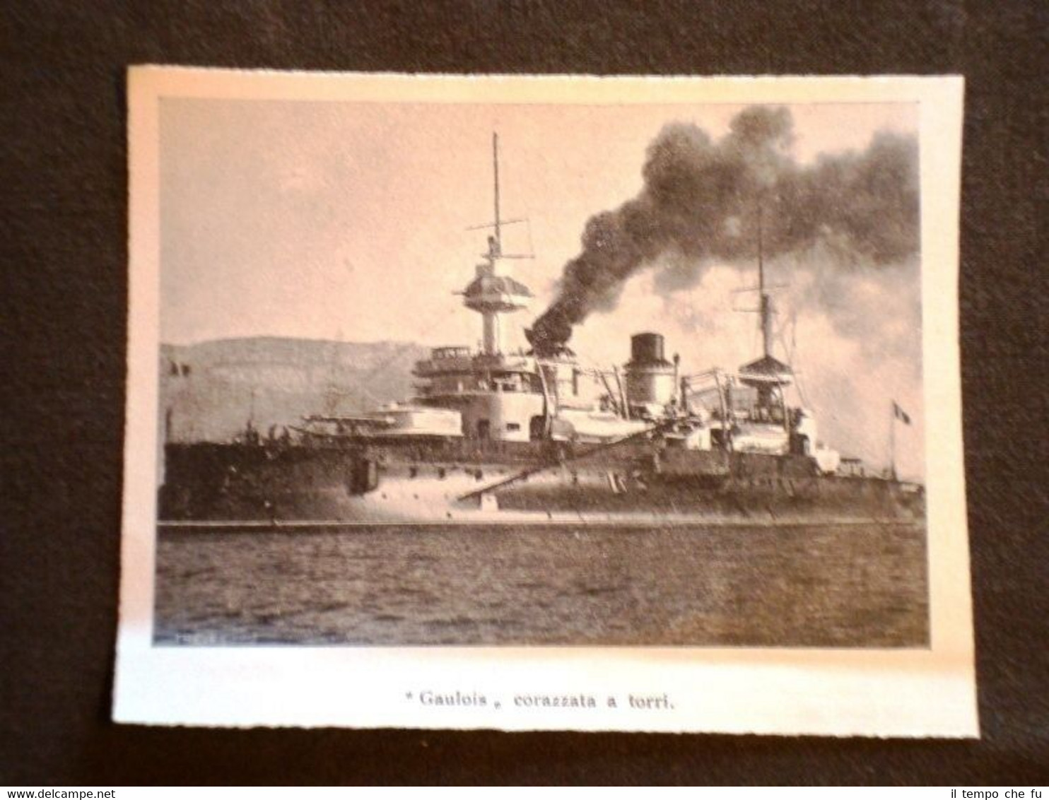 La Gaulois nel 1901 Corazzata a torri