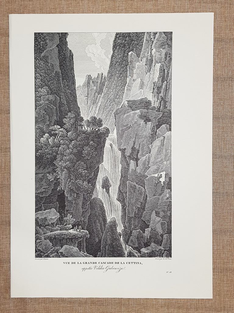 La grande Cascata della Cettina o Velika Gubavica Croazia Anno …