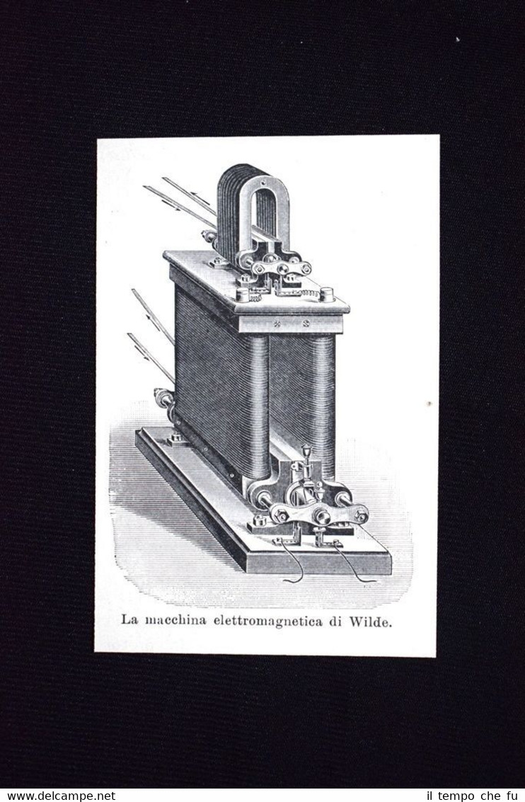 La macchina elettromagnetica di Wilde