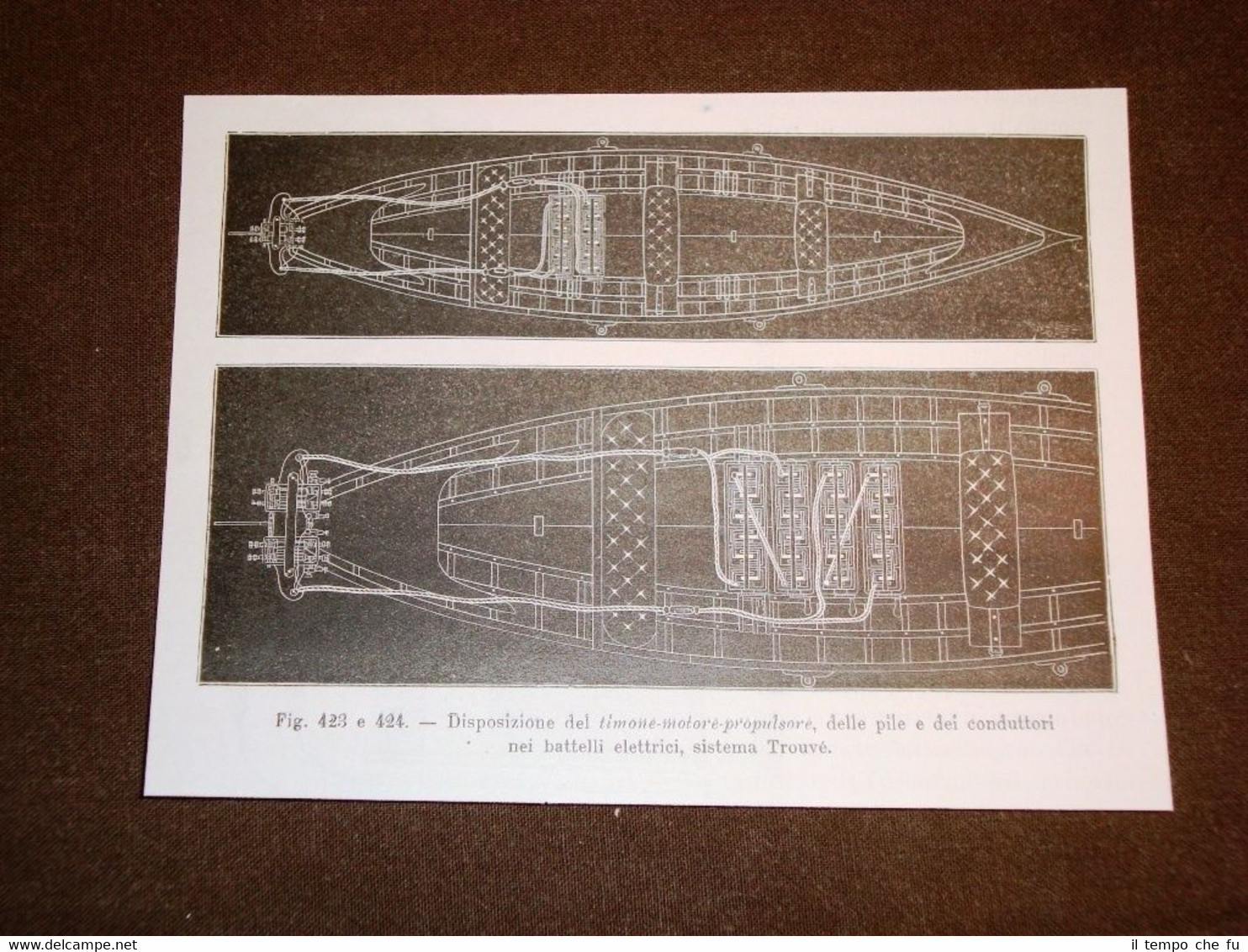 La Marina nella storia Battello elettrico con sistema Trouvé Timone …