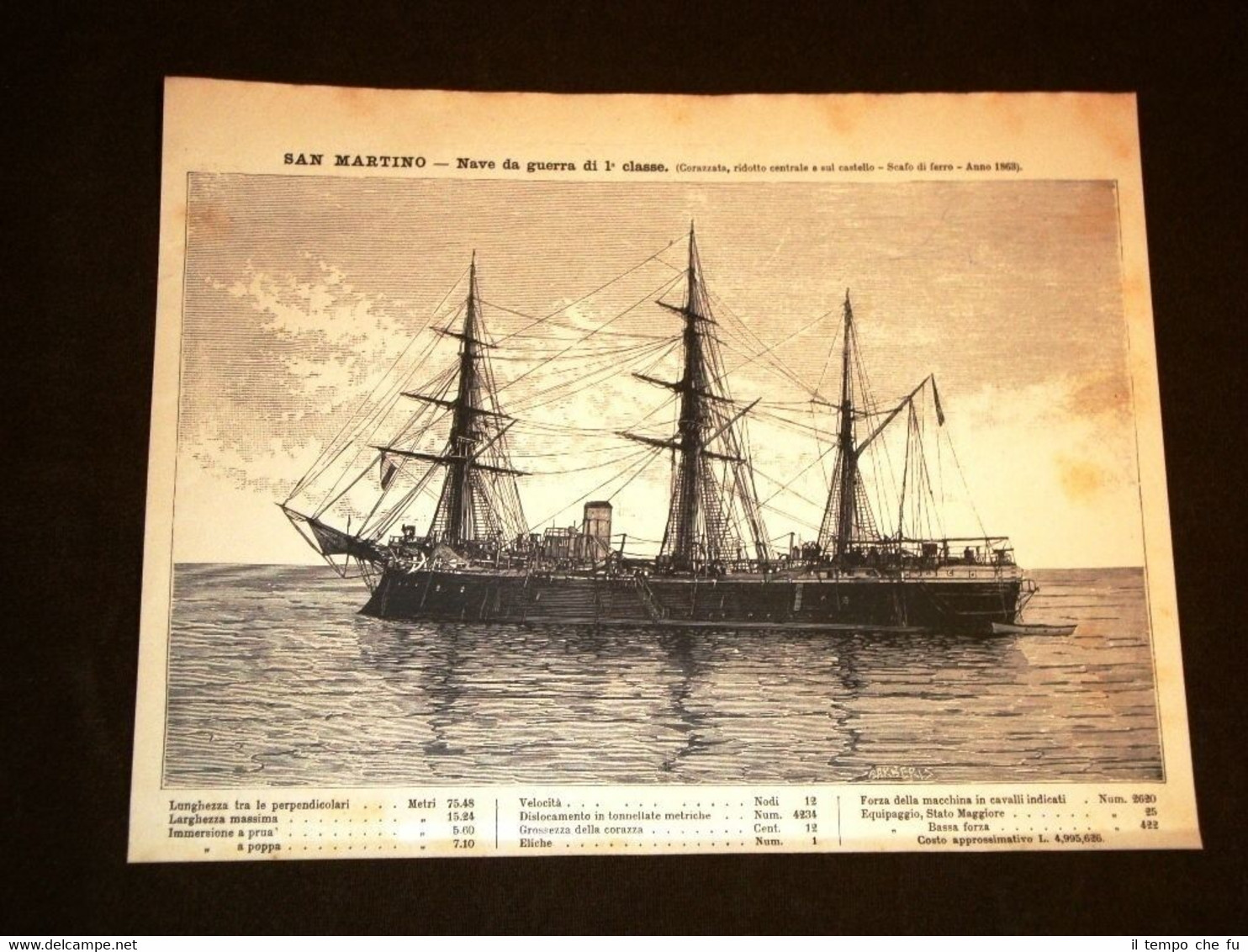 La Marina nella storia Nave da guerra San Martino e …