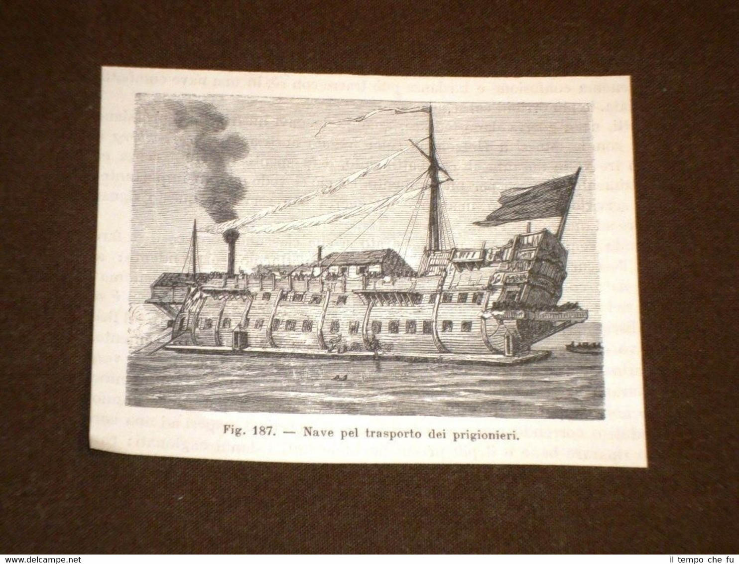 La marina nella storia Nave per il trasporto di prigionieri