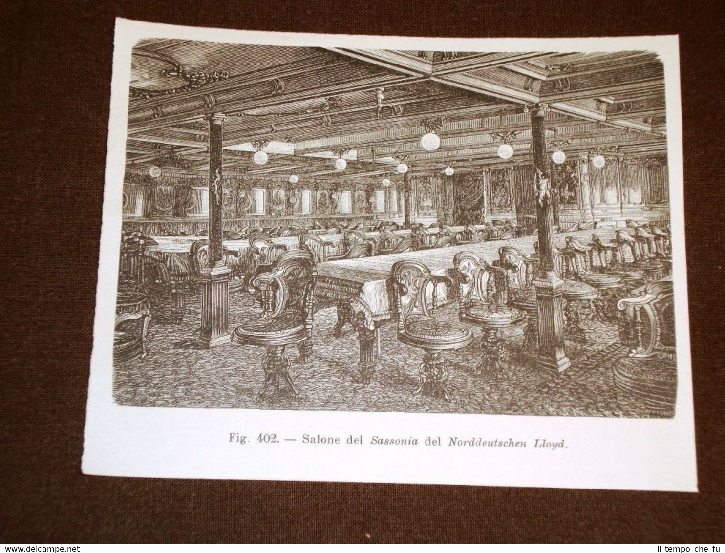 La Marina nella storia Salone della nave Sassonia del Norddeutschen …