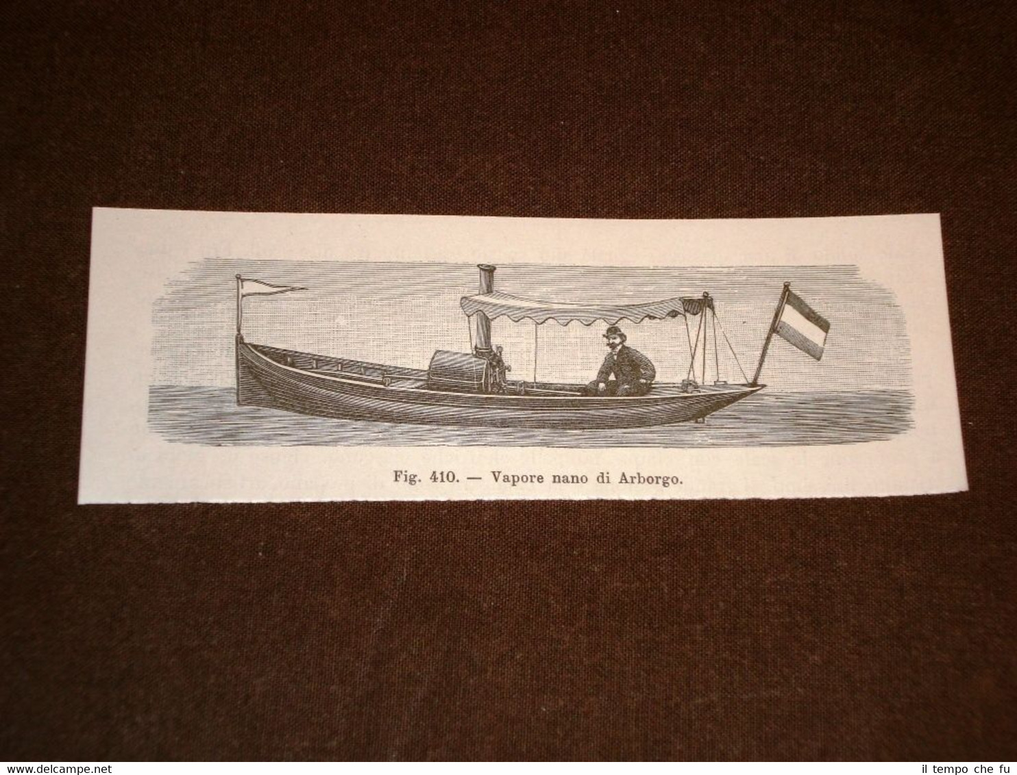 La Marina nella storia Vapore nano di Arborgo