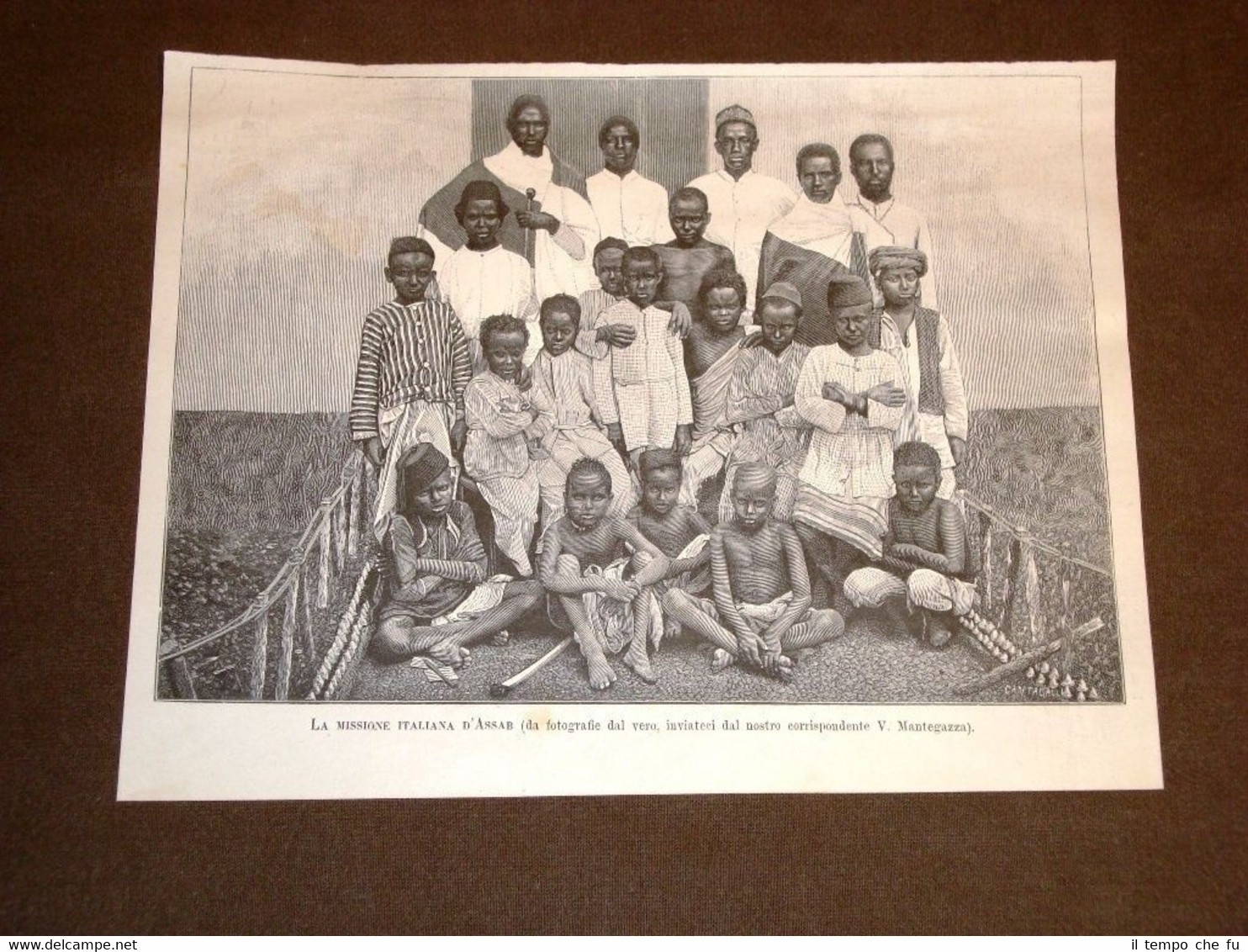 La Missione d'Italia d'Assab nel 1887 Da foto di Vito …