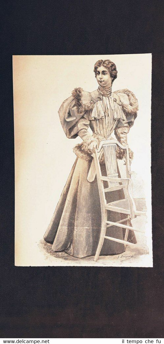 La moda ed il costume in Italia nel 1895 Abito …