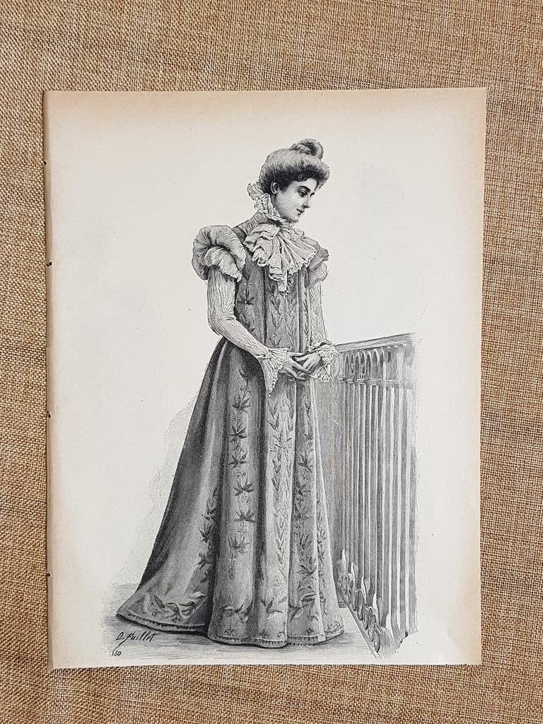 La moda in Italia nel 1898 Abito per donna