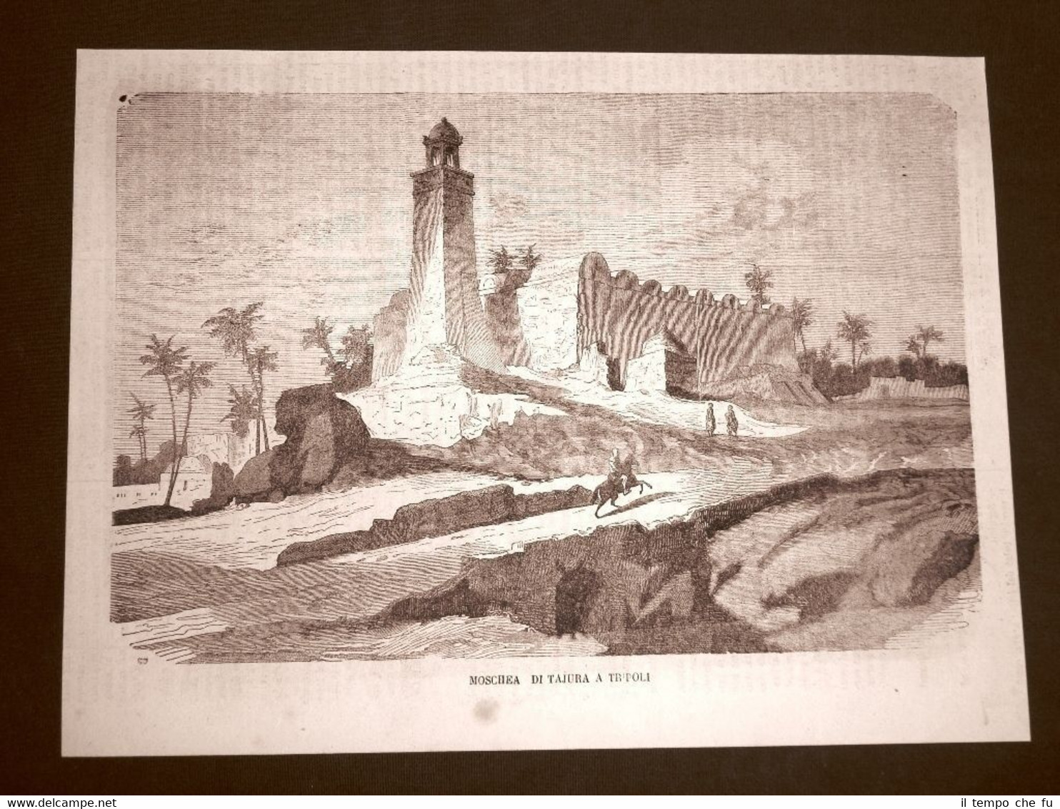 La Moschea di Tagiura o Tajura nel 1865 Tripoli Tripolitania …