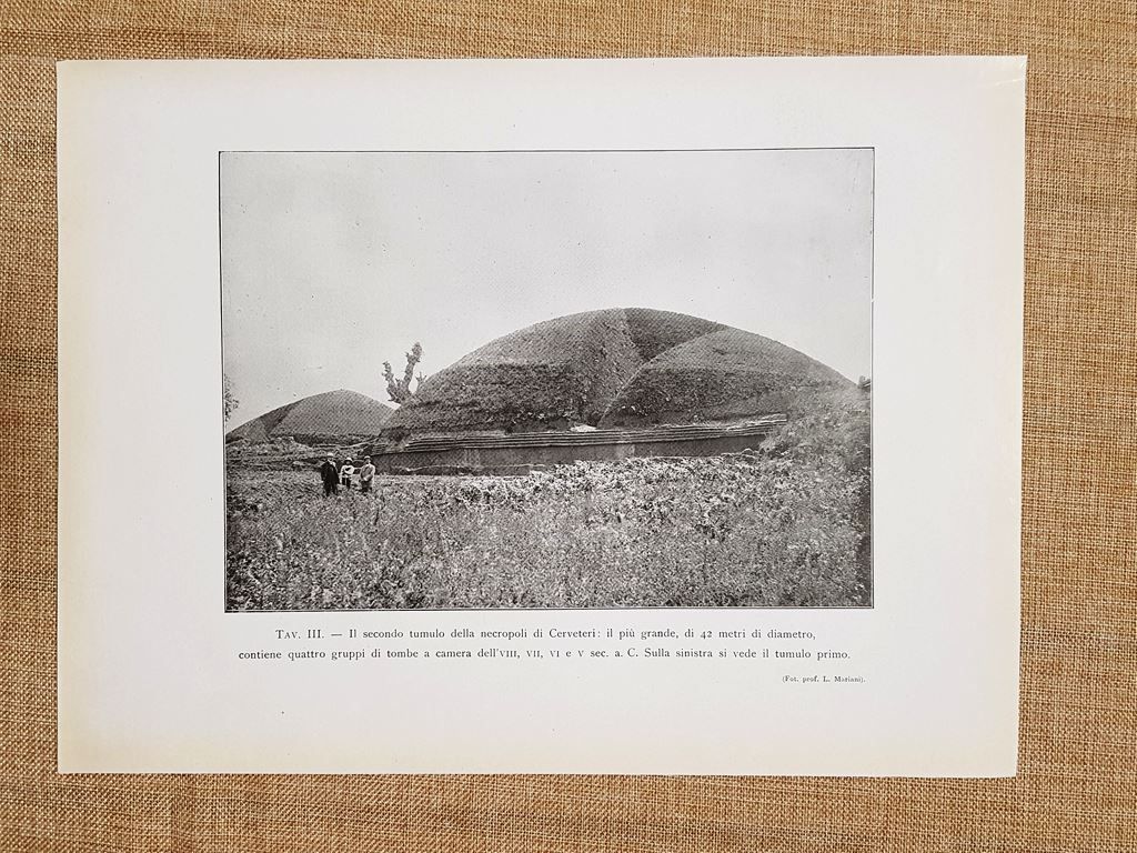 La Necropoli Etrusca di Cerveteri nel 1917 (2) Roma Lazio