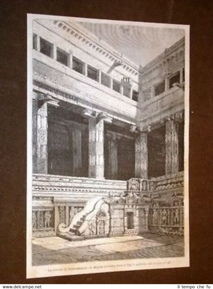 La Pagoda di Scillambaran Angolo di corte scala a doppia …