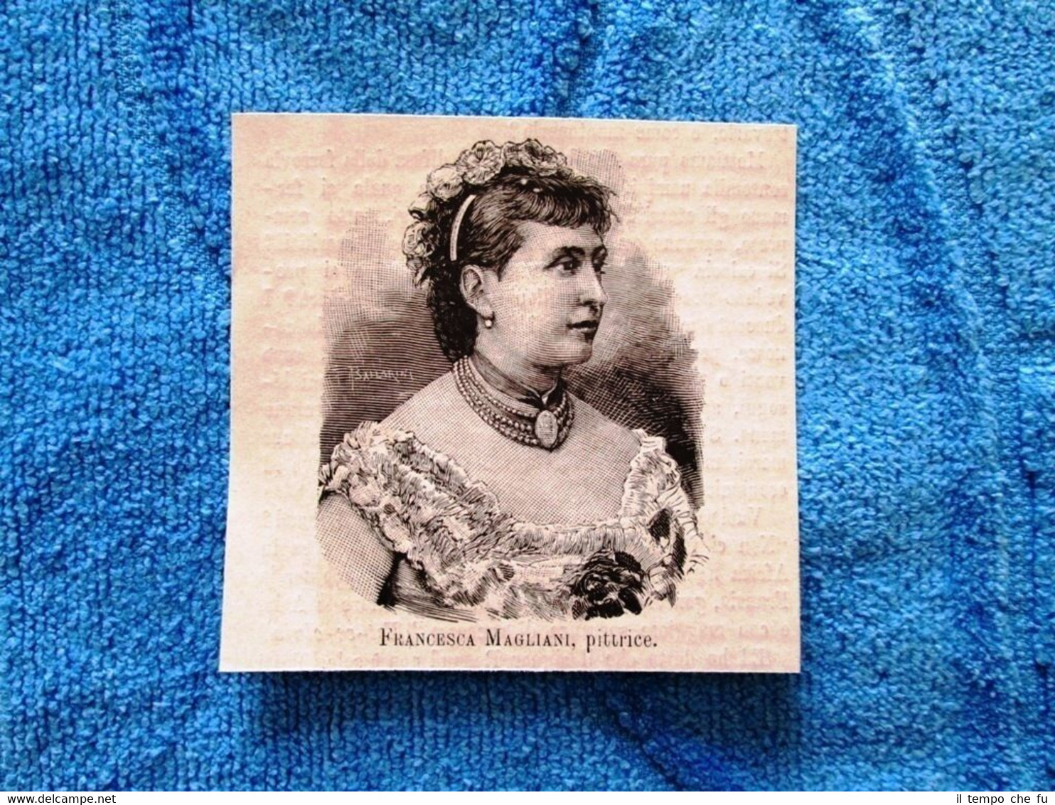 La pittrice Francesca Magliani di Palermo