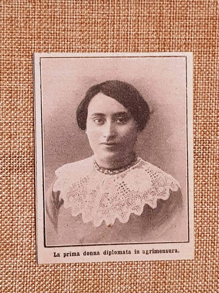 La prima donna in italia a diplomarsi in agrimensura Anno …