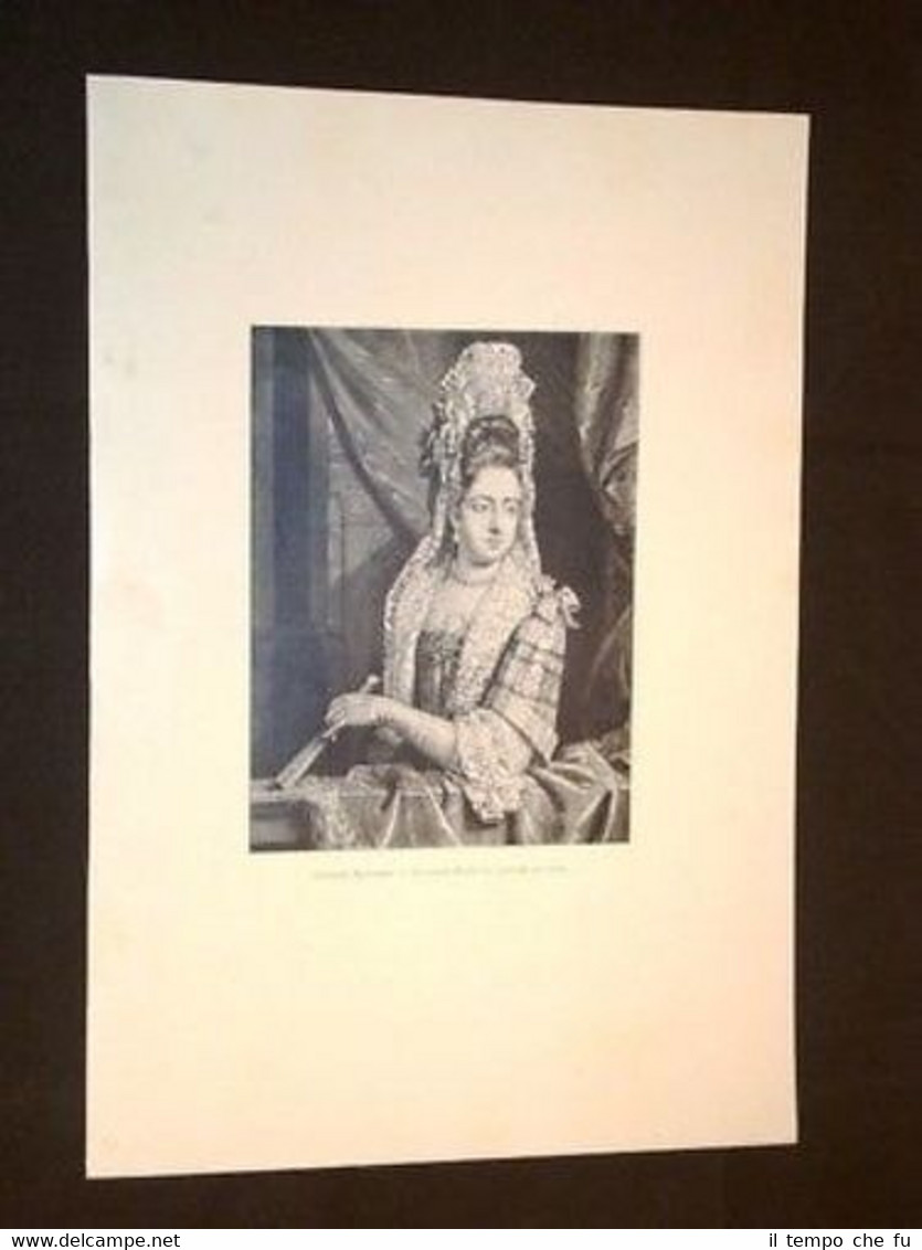 La Reine Marie en costume de ville - Gaspard Netscher