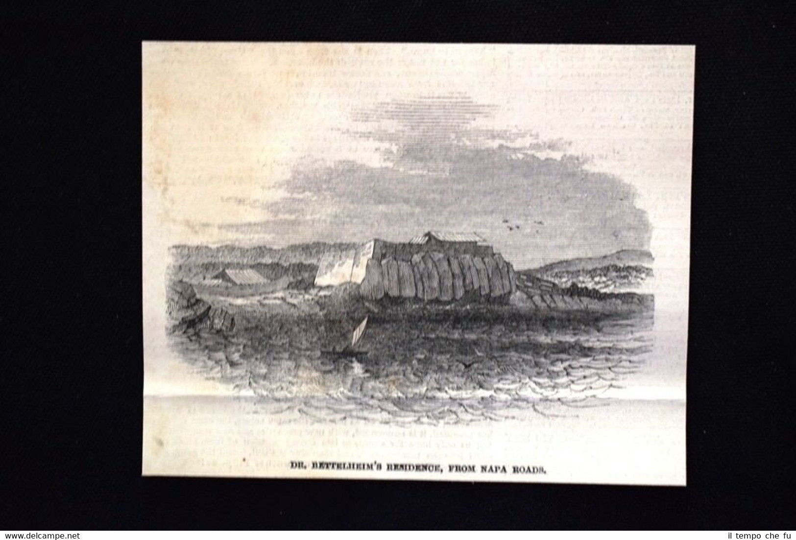 La residenza del dottor Bettelheim, da Napa Roads Incisione del …