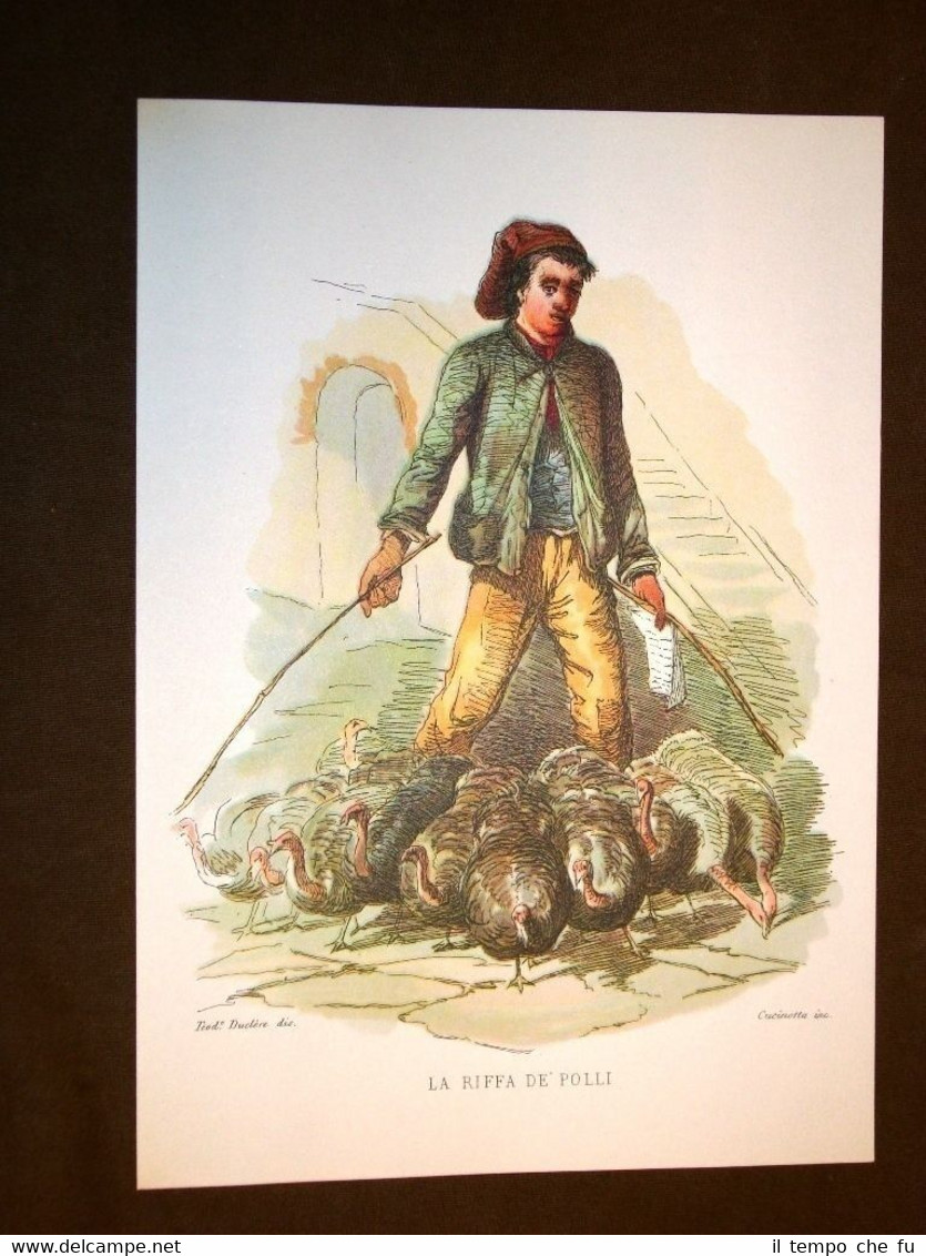 La riffa dei polli Usi e costumi di Napoli Francesco …