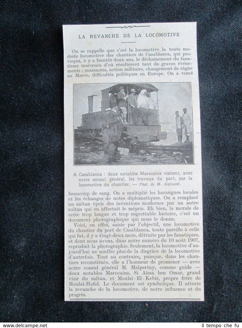 La rivincita della locomotiva a Casablanca, in Marocco Stampa del …