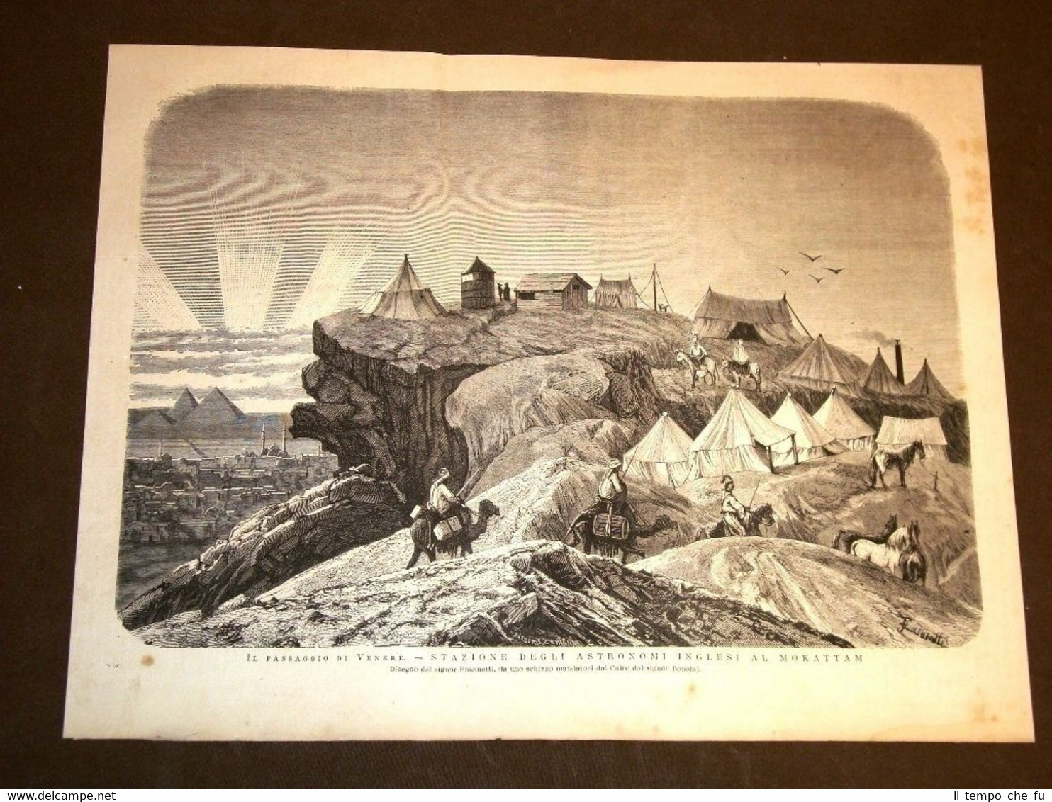 La Stazione degli astronimi inglesi al Mokattam nel 1875 Il …