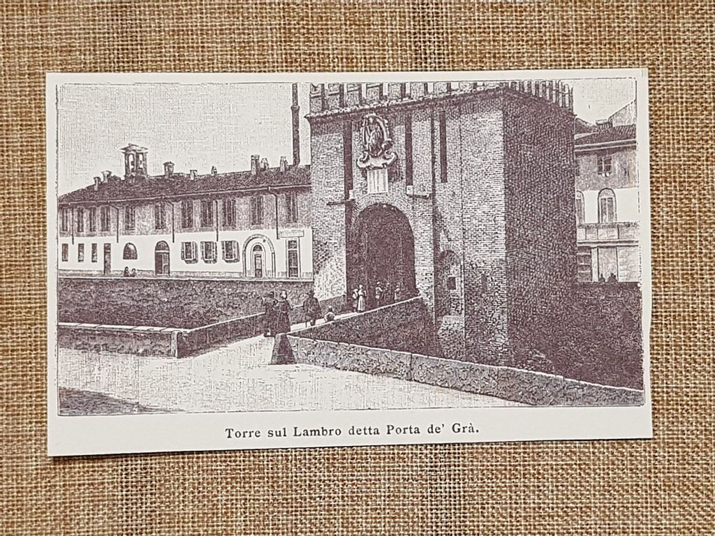 La Torre sul Lambro detta Porta de' Grà nell'800 Monza …