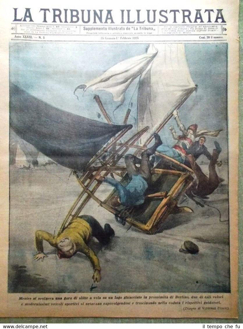 La Tribuna Illustrata 1 Febbraio 1925 Sahara Ku Klux Klan …