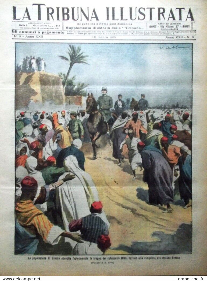La Tribuna Illustrata 1 Marzo 1914 Questione Indigeni Camera in …