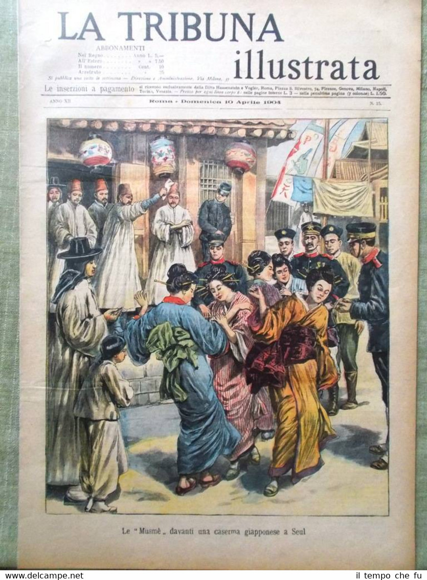 La Tribuna Illustrata 10 Aprile 1904 Musmè Francesco Spano Madonna …