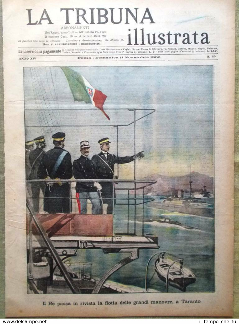 La Tribuna Illustrata 11 Novembre 1906 Nobel a Golgi Ercolano …