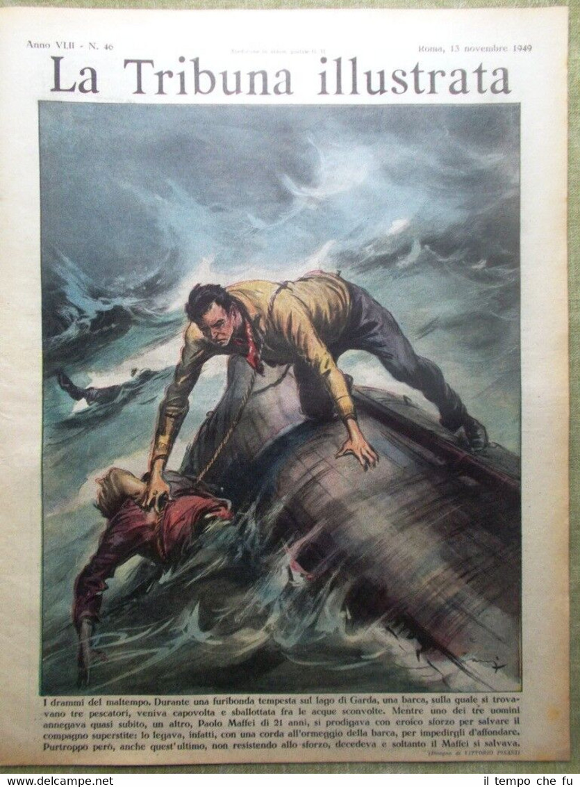 La Tribuna Illustrata 13 Novembre 1949 Gigli Toscanini Tito Pellegrini …