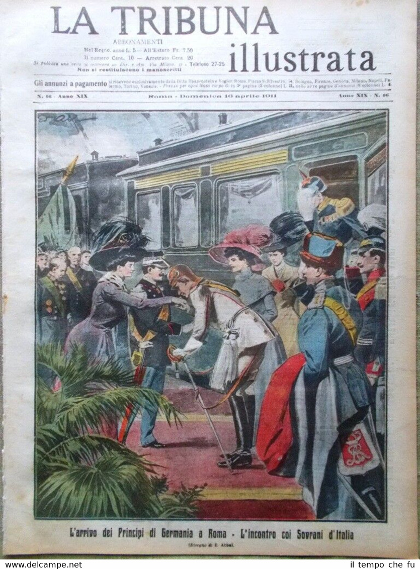 La Tribuna Illustrata 16 Aprile 1911 Sam Mac Vea Capponcina …