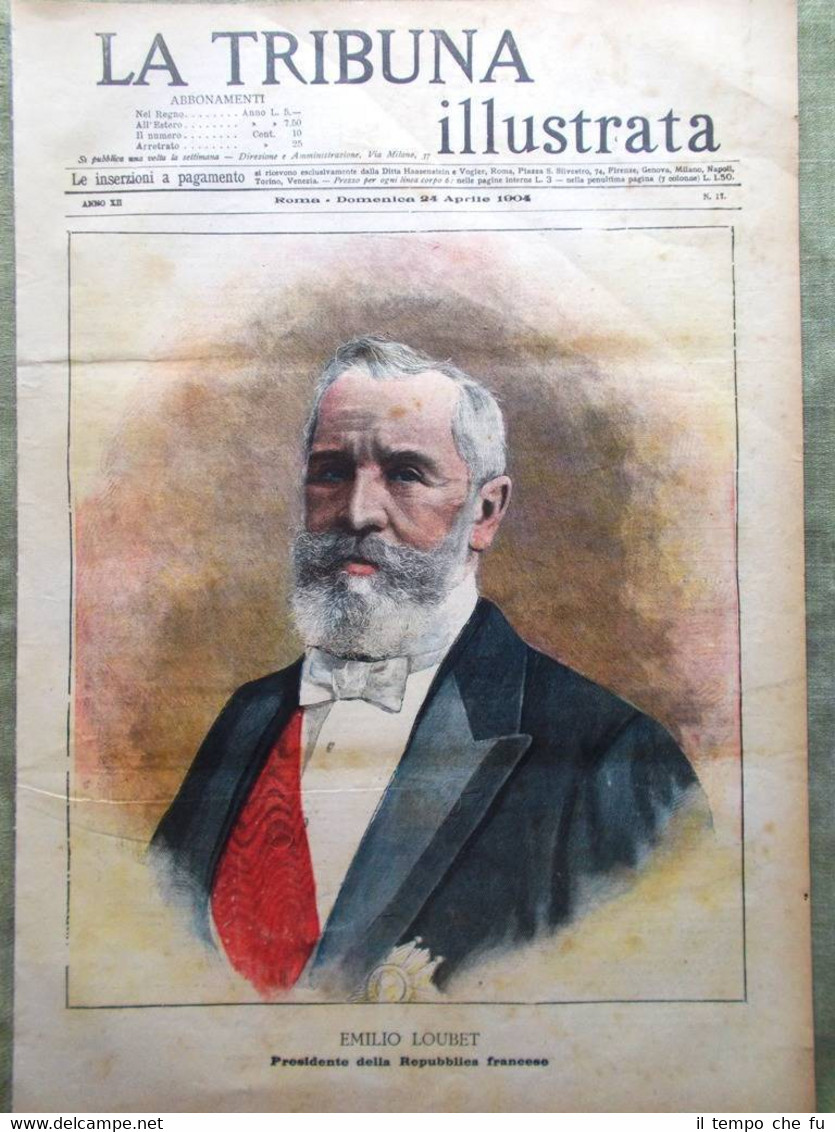 La Tribuna Illustrata 17 Aprile 1904 Emile Loubet Isabella Spagna …