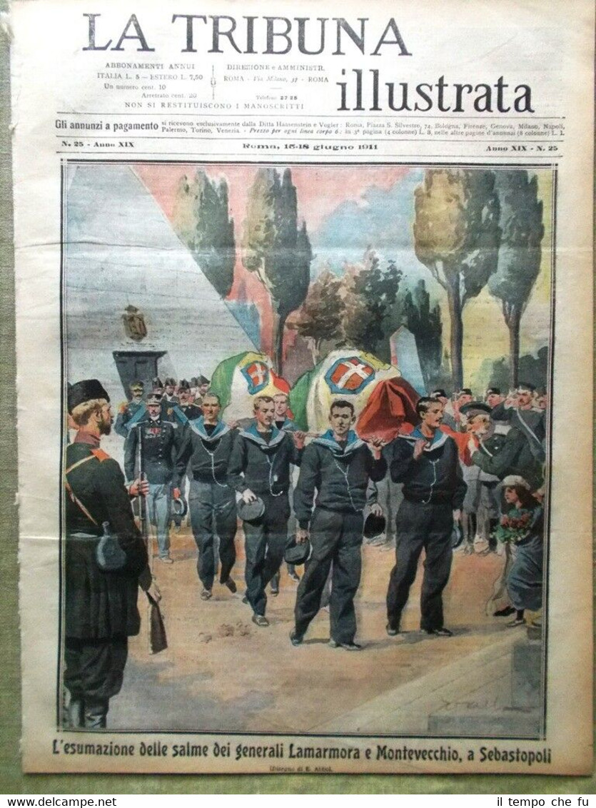 La Tribuna Illustrata 18 Giugno 1911 Giro d'Italia Stadio di …