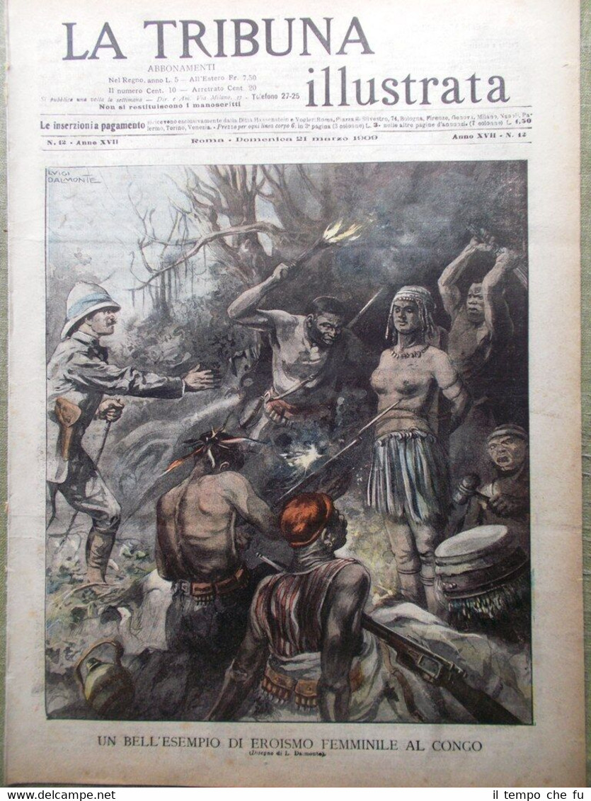 La Tribuna Illustrata 21 Marzo 1909 Murri Baracche in Calabria …