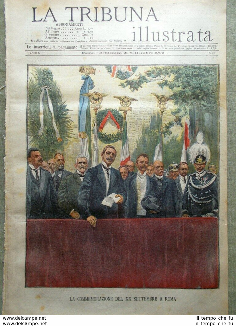 La Tribuna Illustrata 21 Settembre 1902 Candela Bonmartini Basilicata Zanardelli