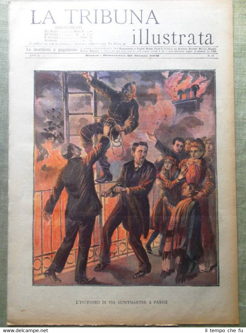 La Tribuna Illustrata 23 Marzo 1902 Lord Methuen Franchetti Cavalieri …
