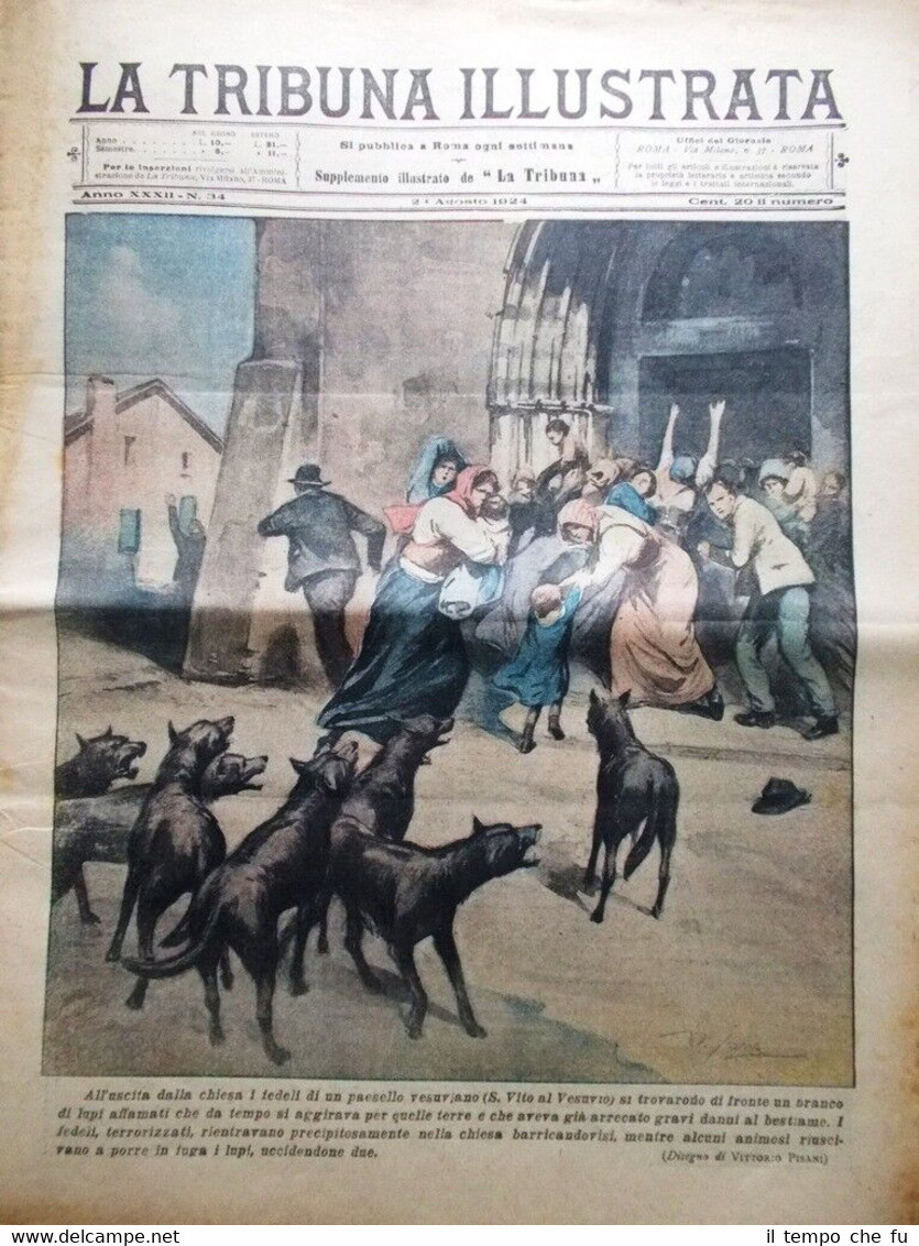 La Tribuna Illustrata 24 Agosto 1924 Danza Classica Pillay Napoli …