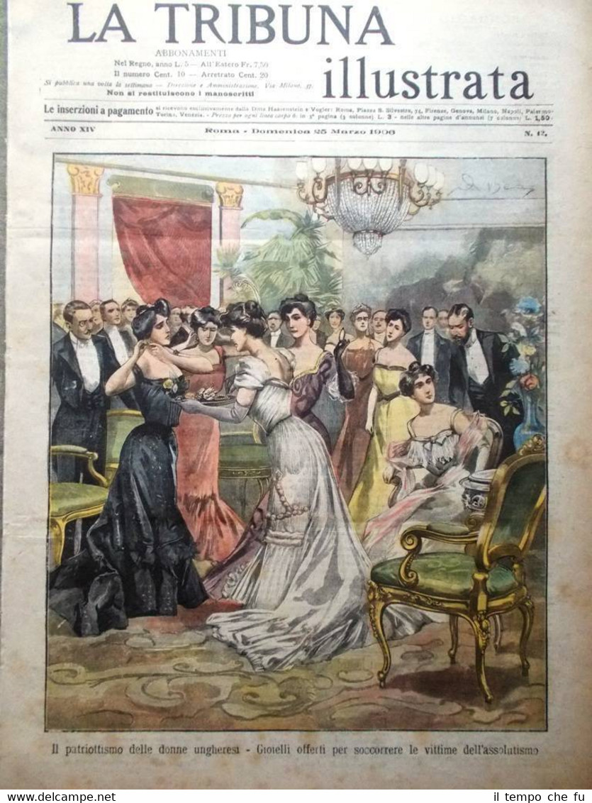 La Tribuna Illustrata 25 Marzo 1906 Tragedia Miniera Courrieres Horszowski …