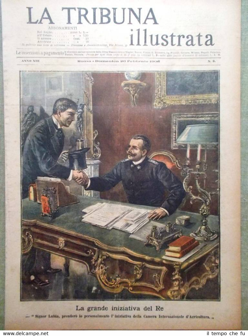 La Tribuna Illustrata 26 Febbraio 1905 Maksim Gorki David Lubin …
