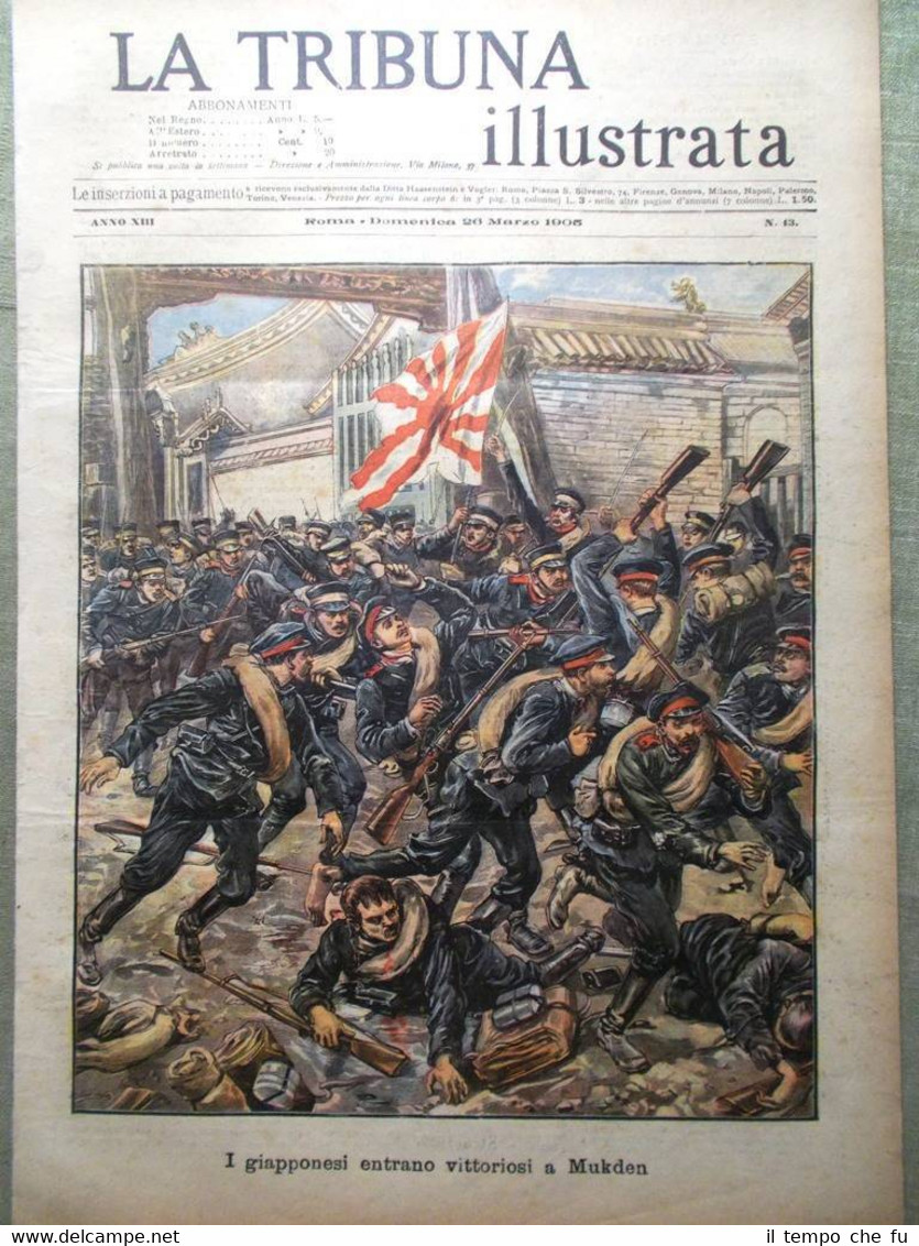 La Tribuna Illustrata 26 Marzo 1905 Lucca Guglielmo Von Behring …