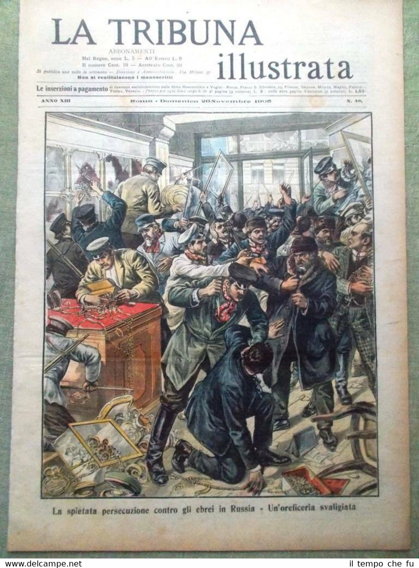 La Tribuna Illustrata 26 Novembre 1905 Montalto Giove Vladivostok Querini …