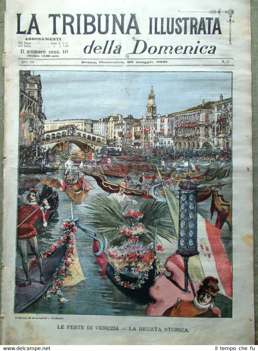 La Tribuna Illustrata 28 Maggio 1899 Casa del Bosco Aja …