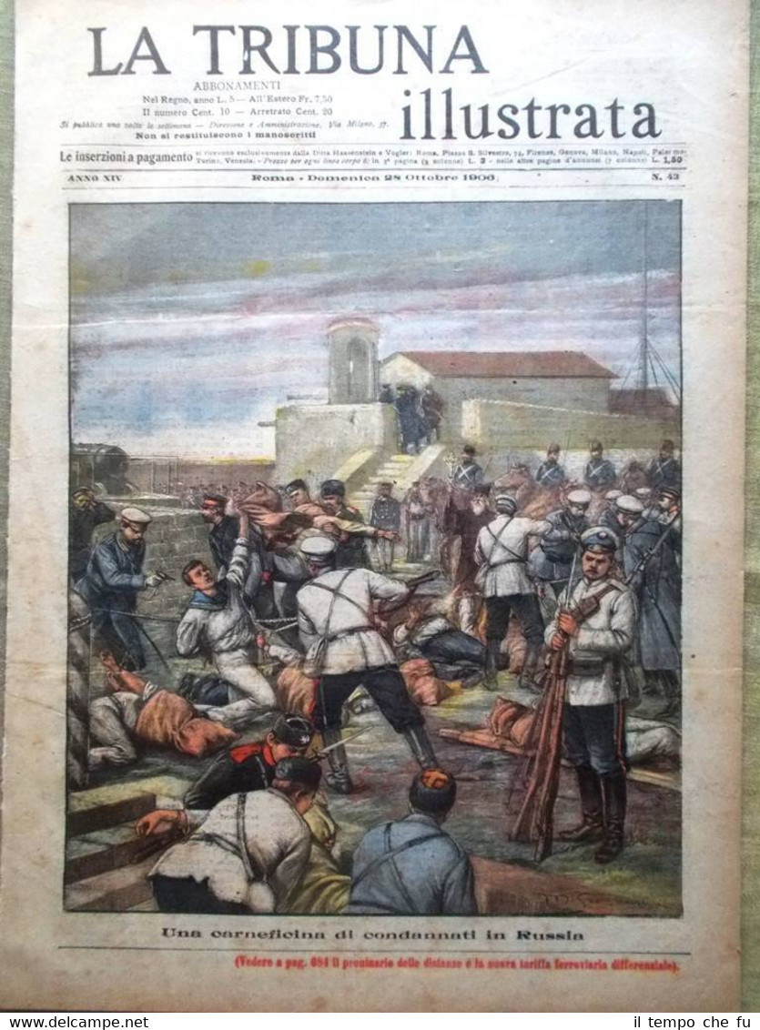 La Tribuna Illustrata 28 Ottobre 1906 Torre del Greco Carte …