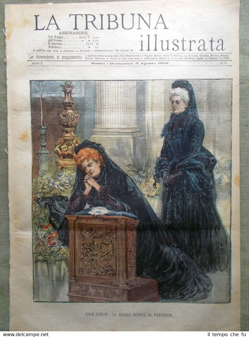 La Tribuna Illustrata 3 Agosto 1902 Francois Coppee Terremoto a …