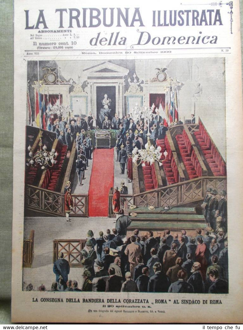 La Tribuna Illustrata 30 Settembre 1900 Eleonora Duse Venti Settembre …