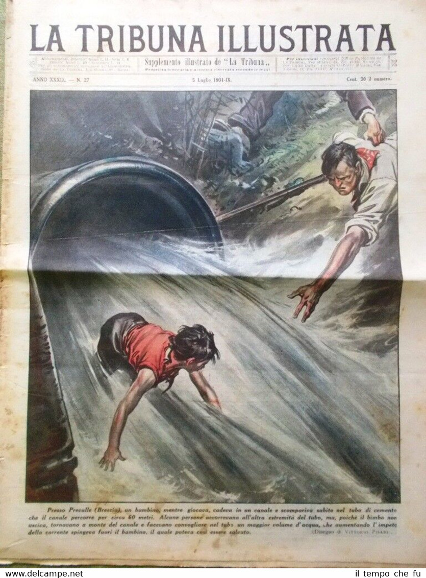 La Tribuna Illustrata 5 Luglio 1931 Re Nigeria Alchimisti San …