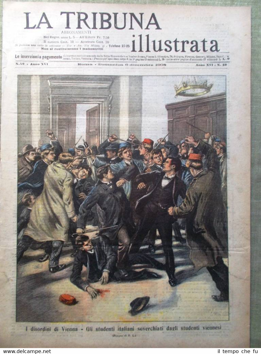 La Tribuna Illustrata 6 Dicembre 1908 Sardinia Fotografia Genio Zingari …