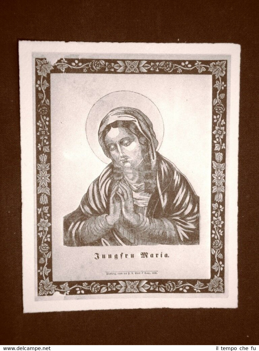 La Vergine Maria Collezione Clausen Stampa popolare scandinava Scandinavia