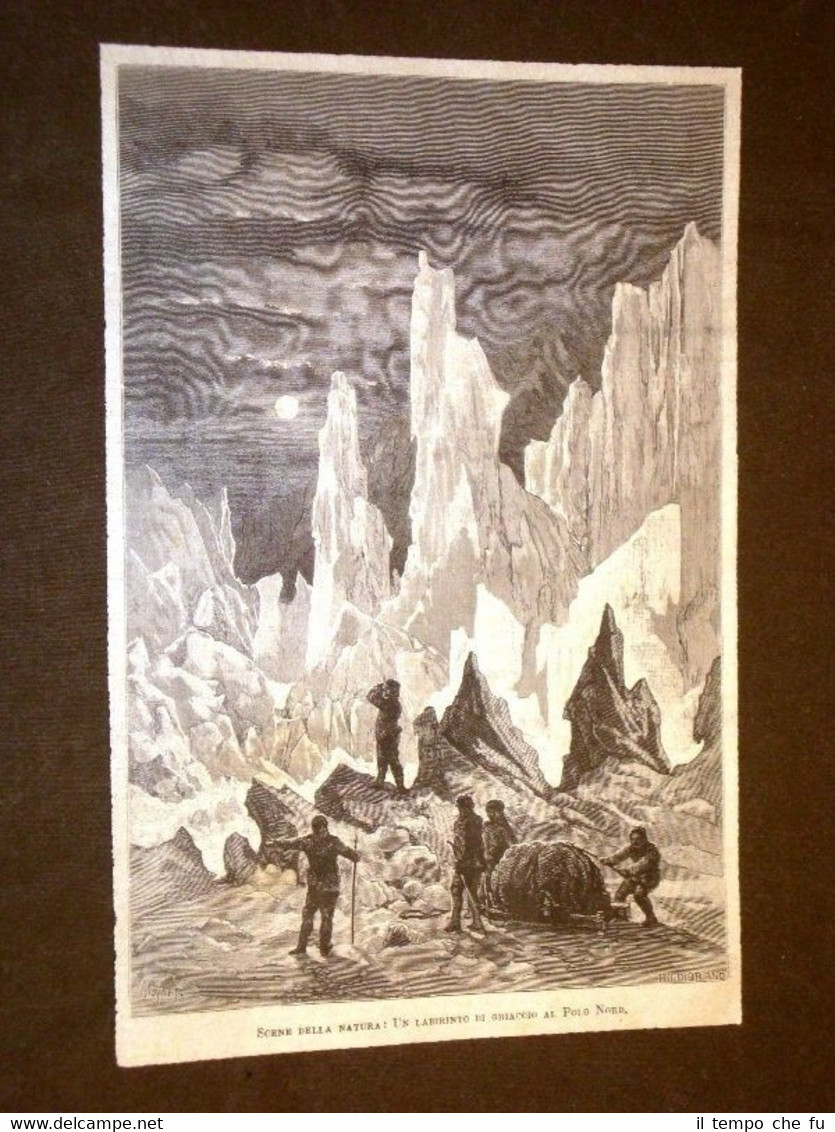 Labirinto di ghiaccio al Polo Nord