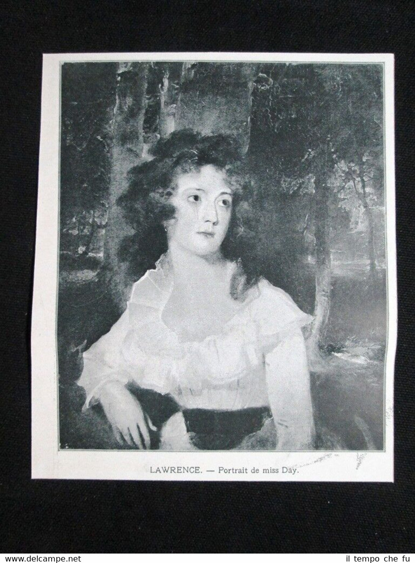 Lawrence - Ritratto di Miss Day Stampa del 1905